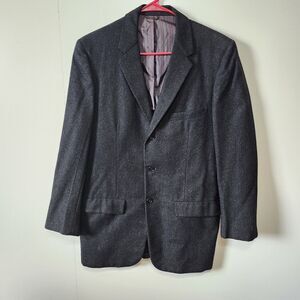 Barclay Silver Label Blazer Mens Gray Wool Blend 3 Button Classic 40R